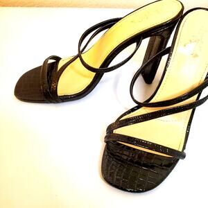 Charlotte Russe Strappy Black Y2K Summer Party Sexy Sandal Sz 8